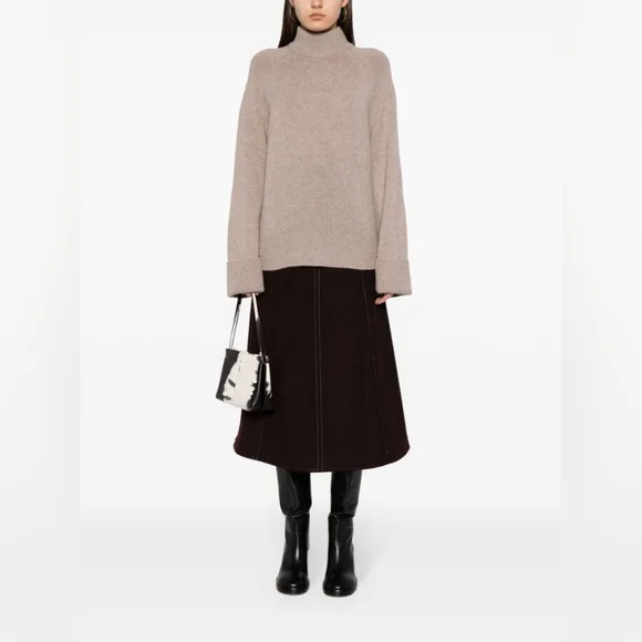 Reformation Garrett Cashmere Oversized Turtleneck Size XS - Picture 1 of 8